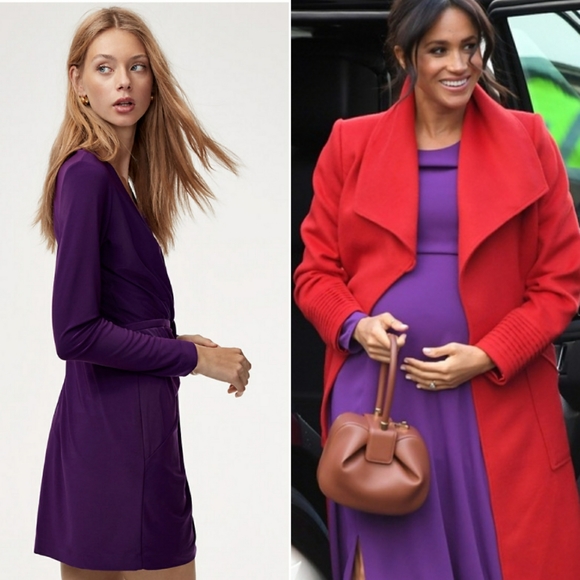 babaton by aritzia purple dress
